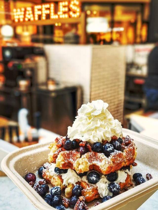 Press Waffle Co. | restaurant | Foodhall at Crockett Row, 3000 Crockett St, Fort Worth, TX 76107, USA | 8173504818 OR +1 817-350-4818