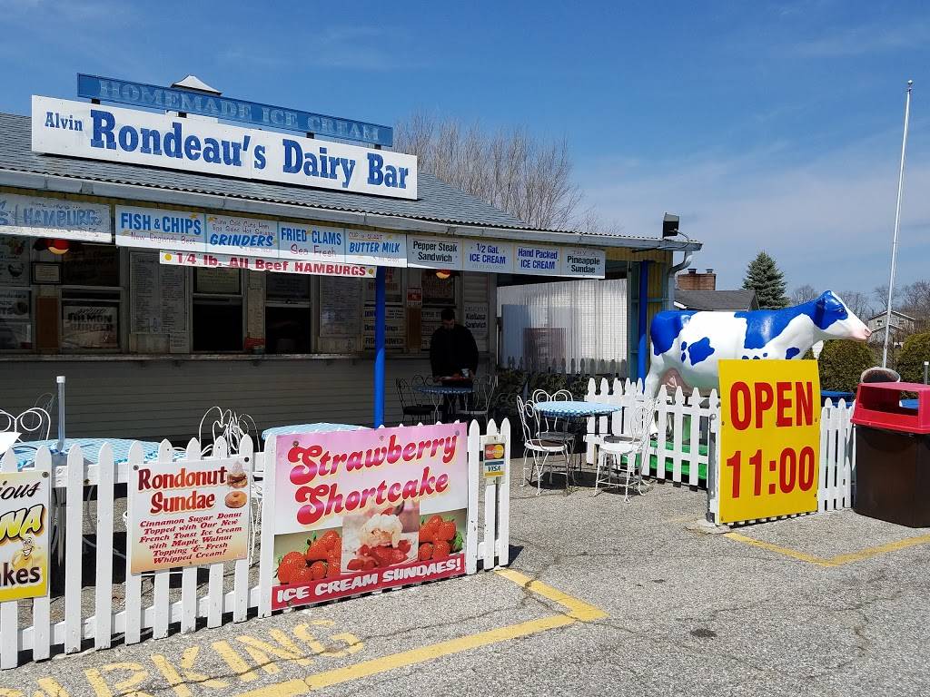 Alvin Rondeaus Dairy Bar | restaurant | 1300 Ware St, Palmer, MA 01069, USA | 4132835281 OR +1 413-283-5281