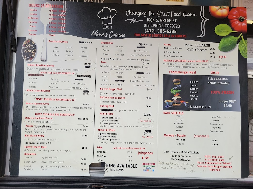 Mimas Cuisine | restaurant | 1604 S Gregg St, Big Spring, TX 79720, USA | 4323056295 OR +1 432-305-6295