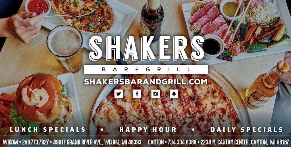 Shakers Bar and Grill | restaurant | 2234 N Canton Center Rd, Canton, MI 48187, USA | 7343348388 OR +1 734-334-8388