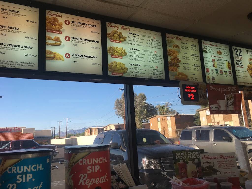 Churchs Chicken | restaurant | 402 W Valencia Rd, Tucson, AZ 85706, USA | 5208896519 OR +1 520-889-6519