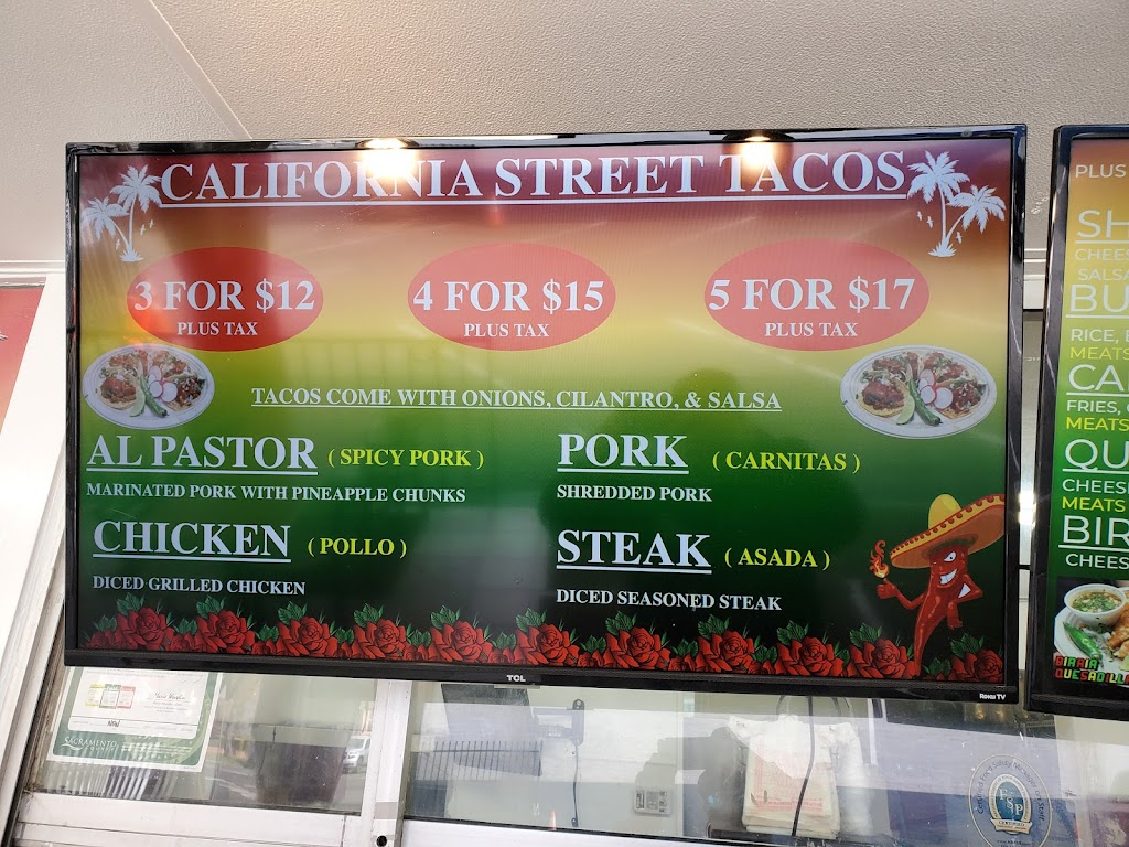 California street tacos | restaurant | 2101 16th St, Sacramento, CA 95818, USA | 9164023473 OR +1 916-402-3473