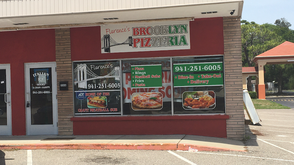 Florences Brooklyn Pizzeria | restaurant | 3306 Manatee Ave W, Bradenton, FL 34205, USA | 9412516005 OR +1 941-251-6005