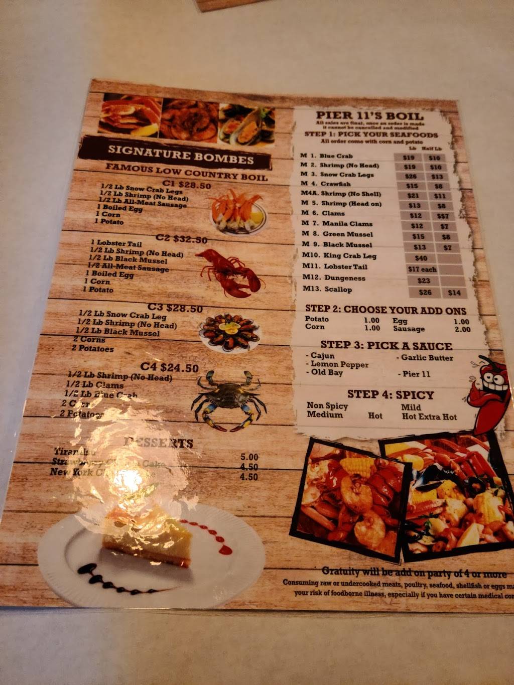 Pier 11 Boiling Seafood | restaurant | 1335 Stoneridge Dr, Gahanna, OH 43230, USA | 6149347077 OR +1 614-934-7077