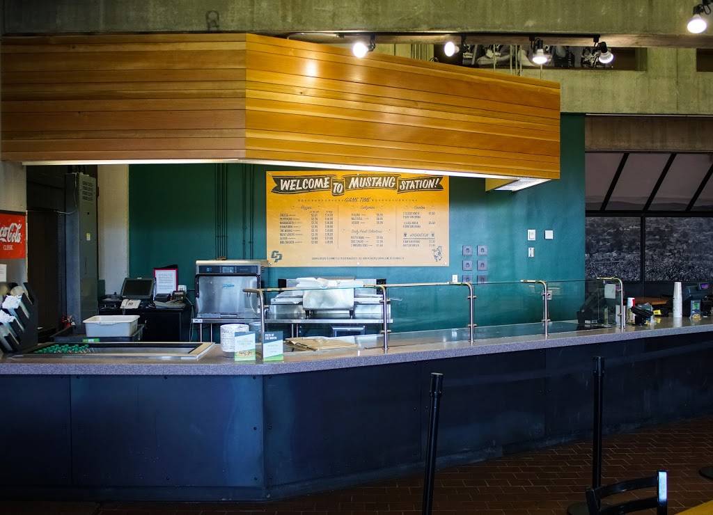Mustang Station | restaurant | California Polytechnic State University, McPhee University Union, 1 Grand Ave, San Luis Obispo, CA 93407, USA | 8057564089 OR +1 805-756-4089