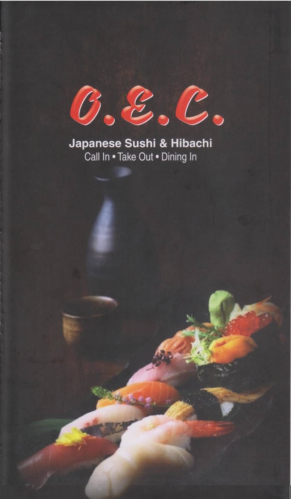 O.E.C. Japanese Sushi And Hibachi | restaurant | 13817 Walsingham Rd, Largo, FL 33774, USA | 7273669456 OR +1 727-366-9456