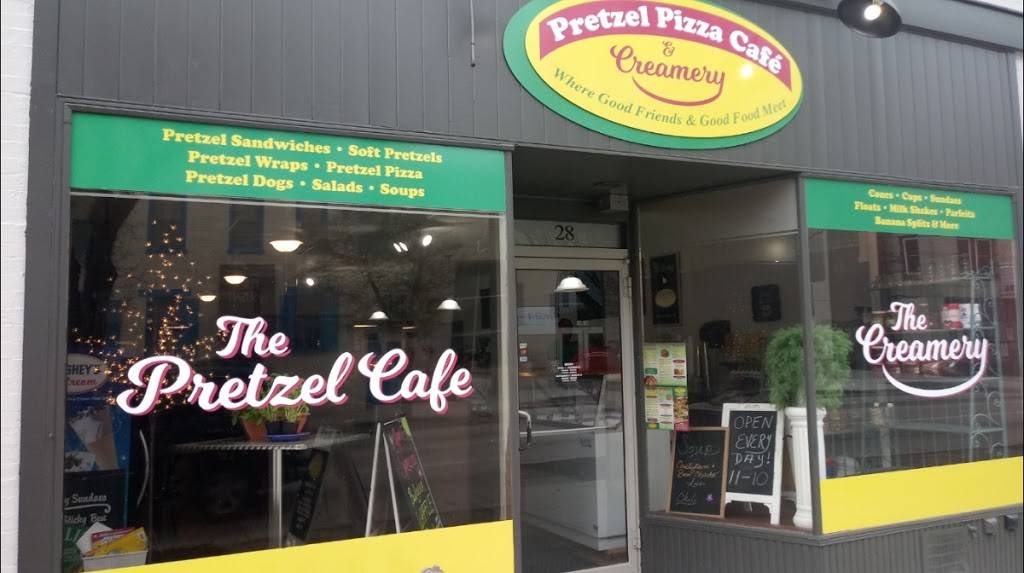 Pretzel Pizza Cafe & Creamery | restaurant | 28 Frederick St, Hanover, PA 17331, USA | 7179692125 OR +1 717-969-2125