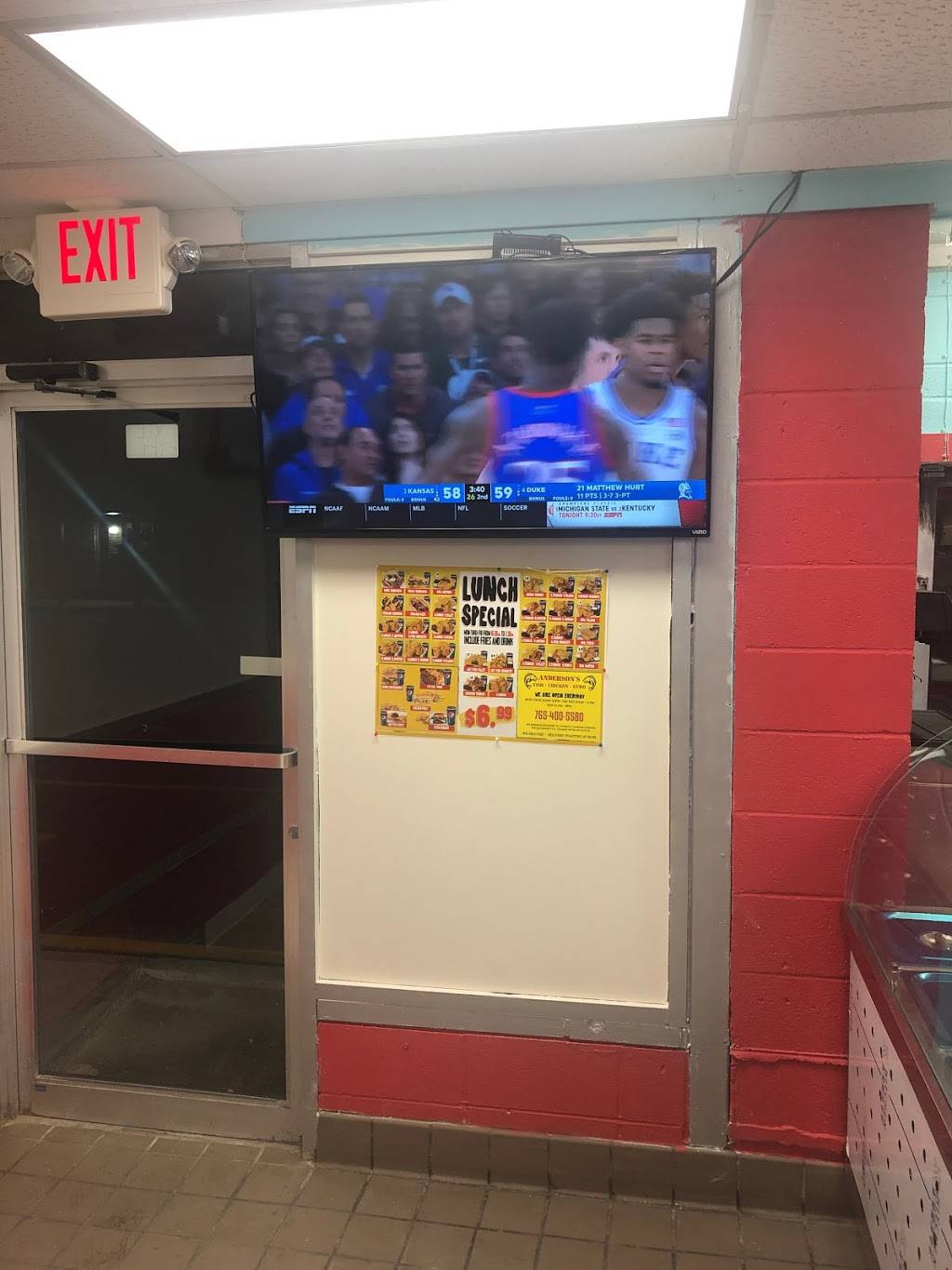 Anderson Fish Chicken & Gyro | restaurant | 730 W 53rd St, Anderson, IN 46013, USA | 7654005580 OR +1 765-400-5580