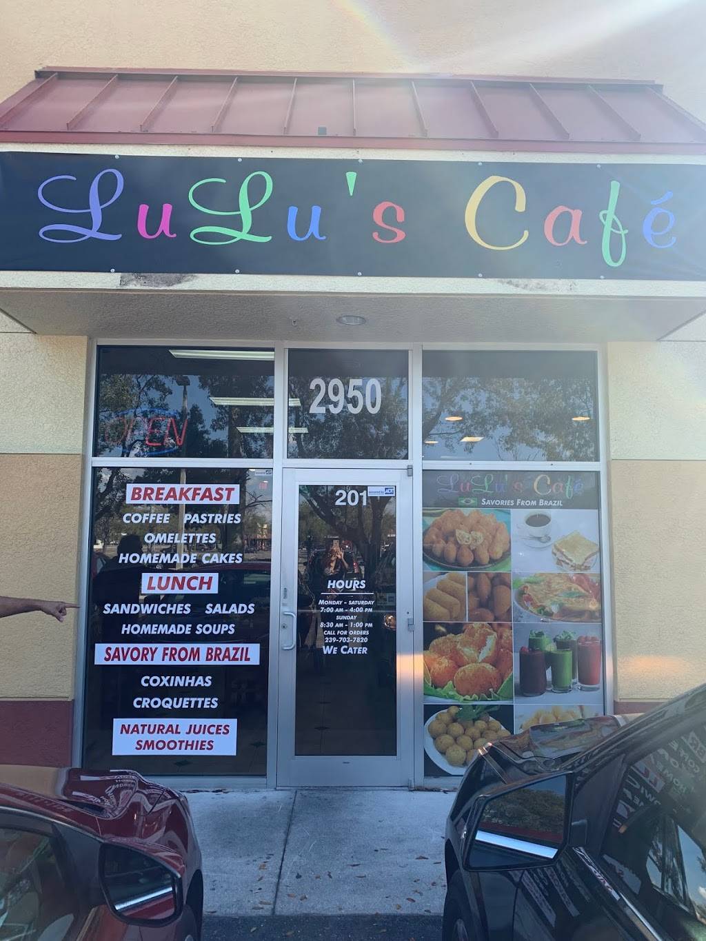 LuLus Cafe | restaurant | 2950 Winkler Ave Suite 201, Fort Myers, FL 33916, USA | 2397037820 OR +1 239-703-7820
