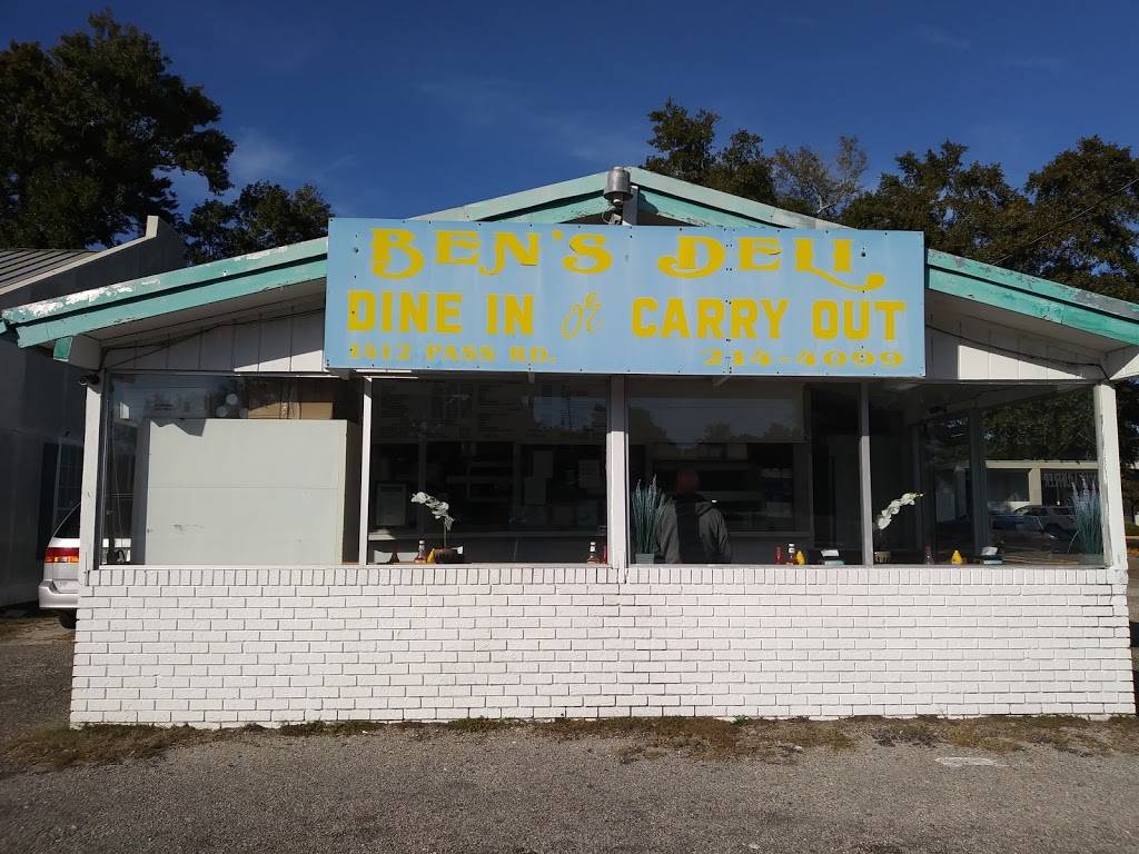 Bens Deli | restaurant | 1412 Pass Rd, Gulfport, MS 39501, USA | 2282144099 OR +1 228-214-4099