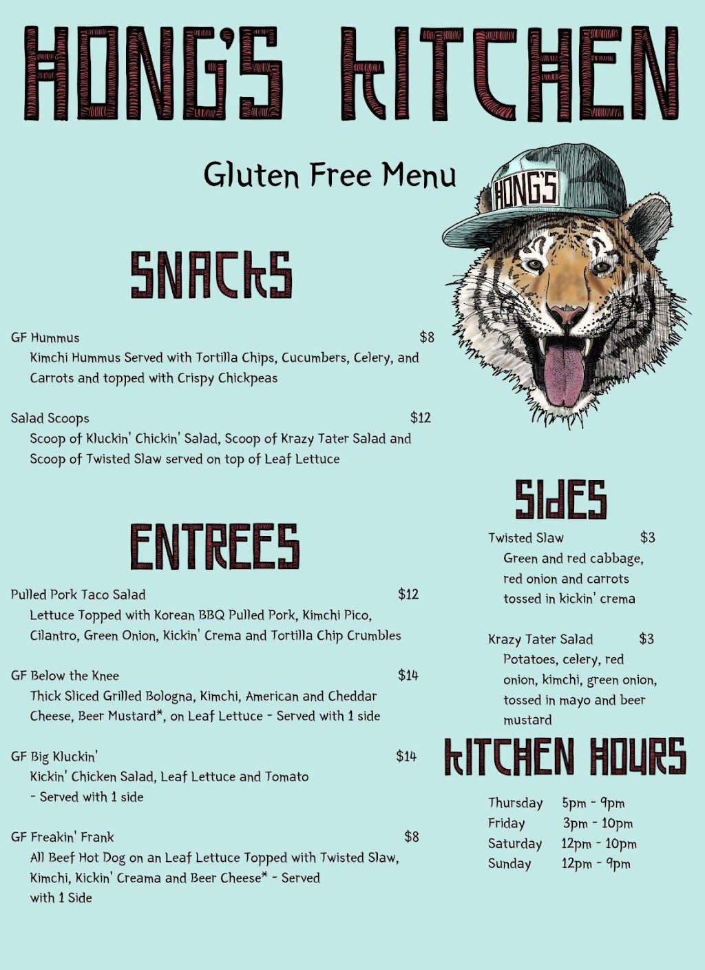 Hongs Kitchen | restaurant | 131 S Central St, Knoxville, TN 37902, USA | 8652746431 OR +1 865-274-6431