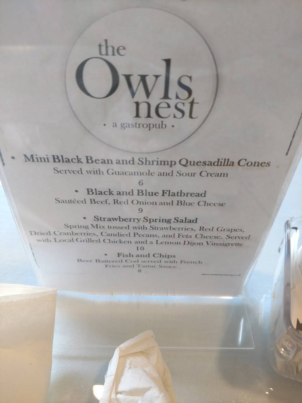 Owls Nest | restaurant | Chamberlain Student Center, 201 Mullica Hill Rd, Glassboro, NJ 08028, USA | 8562564932 OR +1 856-256-4932