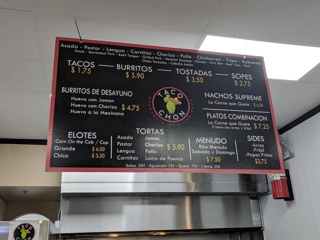 Taco Chon | restaurant | 4900 Western Center Blvd, Haltom City, TX 76137, USA | 8172137455 OR +1 817-213-7455