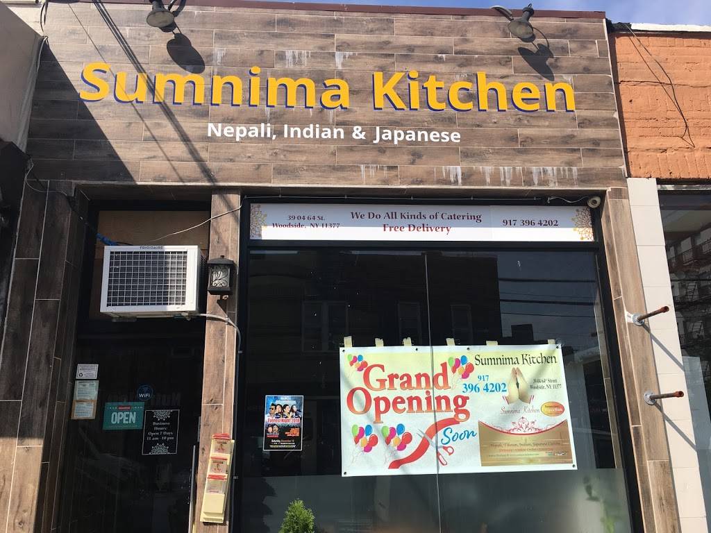 Sumnima Kitchen | restaurant | 39-04 64th St, Woodside, NY 11377, USA | 9173964202 OR +1 917-396-4202