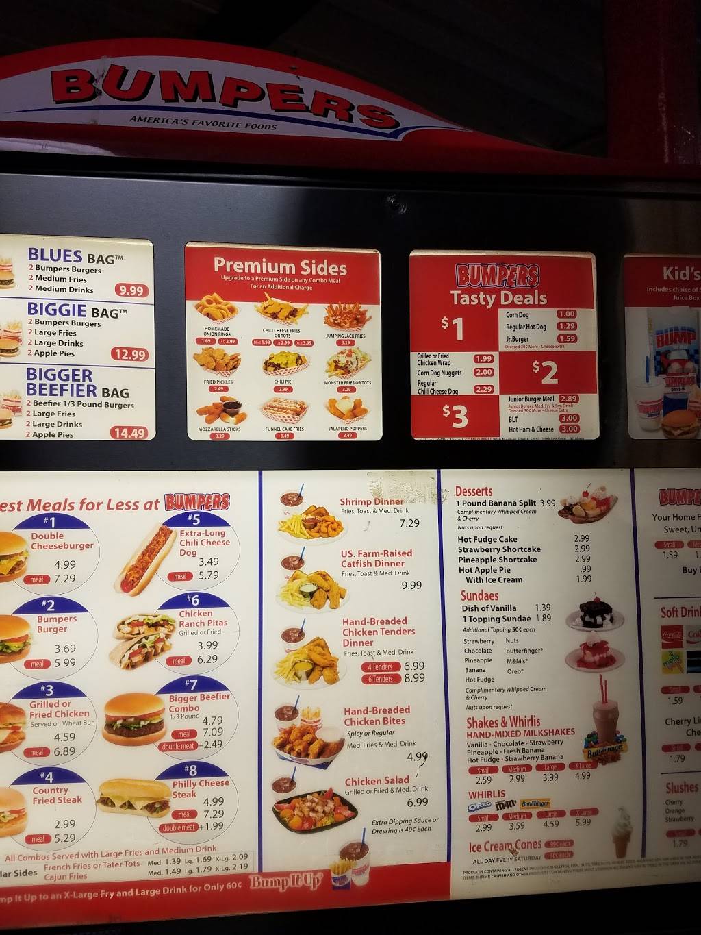 Bumpers Drive-In of America | restaurant | 513 E Main St, Charleston, MS 38921, USA | 6626479420 OR +1 662-647-9420