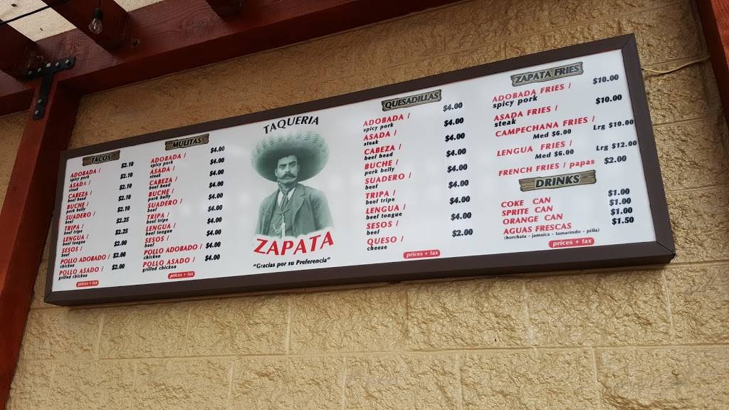 Taqueria Zapata | restaurant | 3245 El Cajon Blvd, San Diego, CA 92104, USA | 6195844530 OR +1 619-584-4530