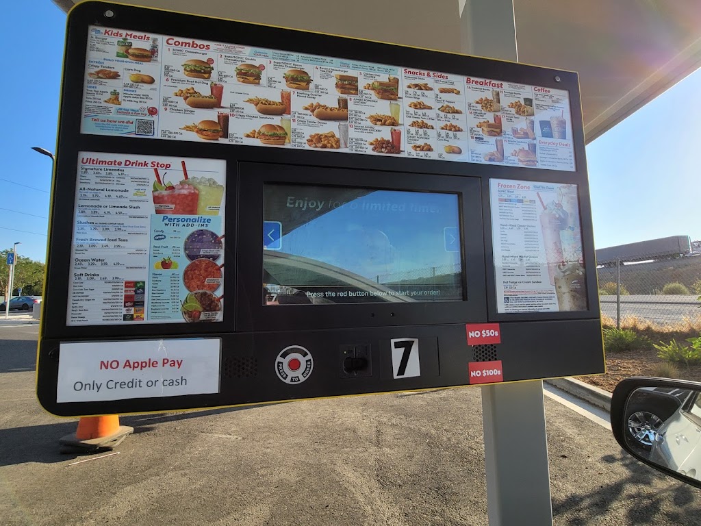 Sonic Drive-In | restaurant | 15107 Old Harlan Rd, Lathrop, CA 95330, USA | 2092345843 OR +1 209-234-5843