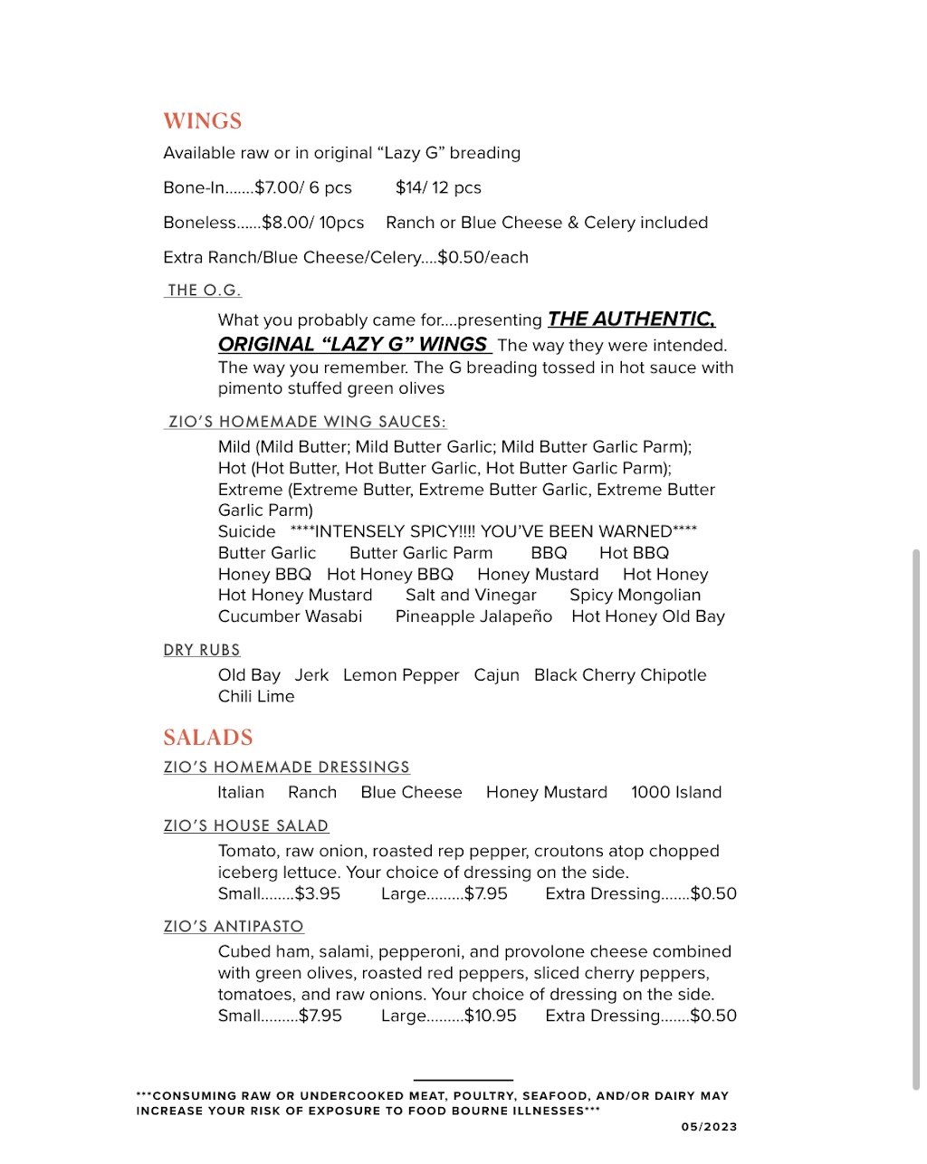 Zios | restaurant | 75 Banks Ave, Conyngham, PA 18219, USA | 5707881070 OR +1 570-788-1070