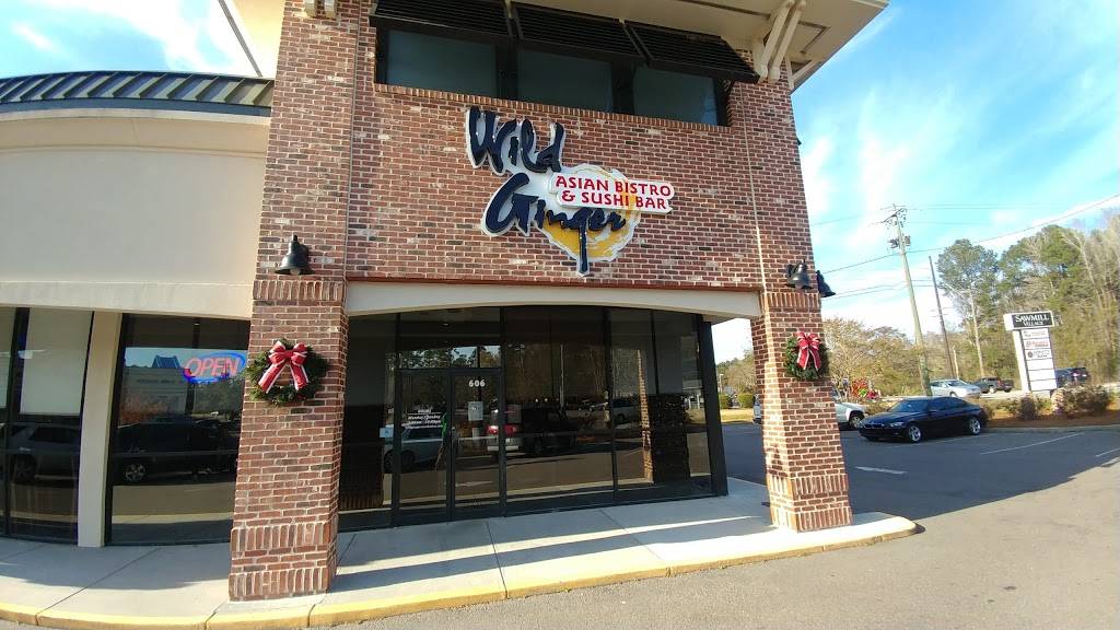 Wild Ginger Asian Bistro & Sushi Bar | restaurant | 608 Bacons Bridge Rd, Summerville, SC 29485, USA | 8432855931 OR +1 843-285-5931