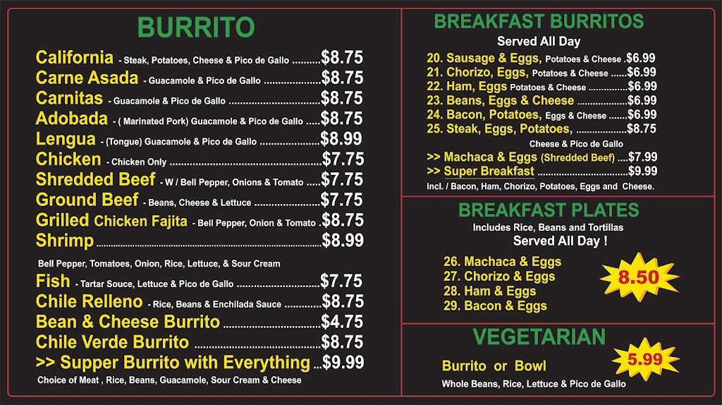 Los Burritos Express | restaurant | 3590 Sunrise Blvd #4, Rancho Cordova, CA 95742, USA | 9163741194 OR +1 916-374-1194