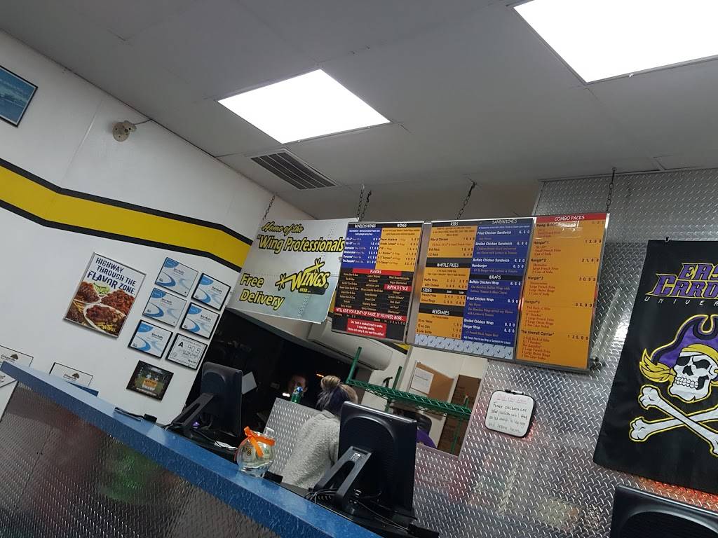 Wings Over Greenville | restaurant | 1400 Charles Blvd, Greenville, NC 27858, USA | 2527589464 OR +1 252-758-9464