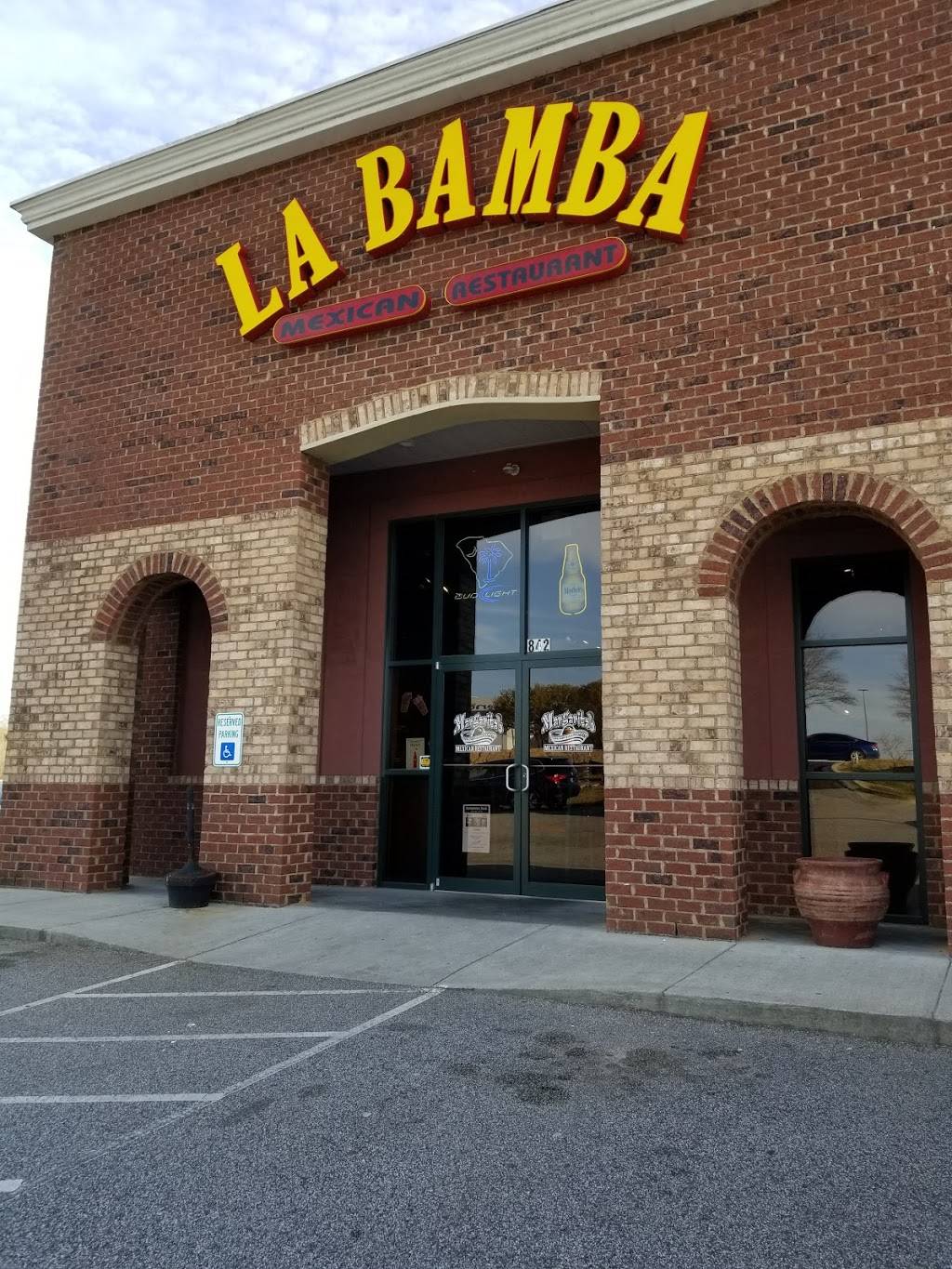 Margaritas (La Bamba) Mexican Restaurant # 3 | restaurant | 842 Woody Jones Blvd, Florence, SC 29501, USA | 8436626922 OR +1 843-662-6922