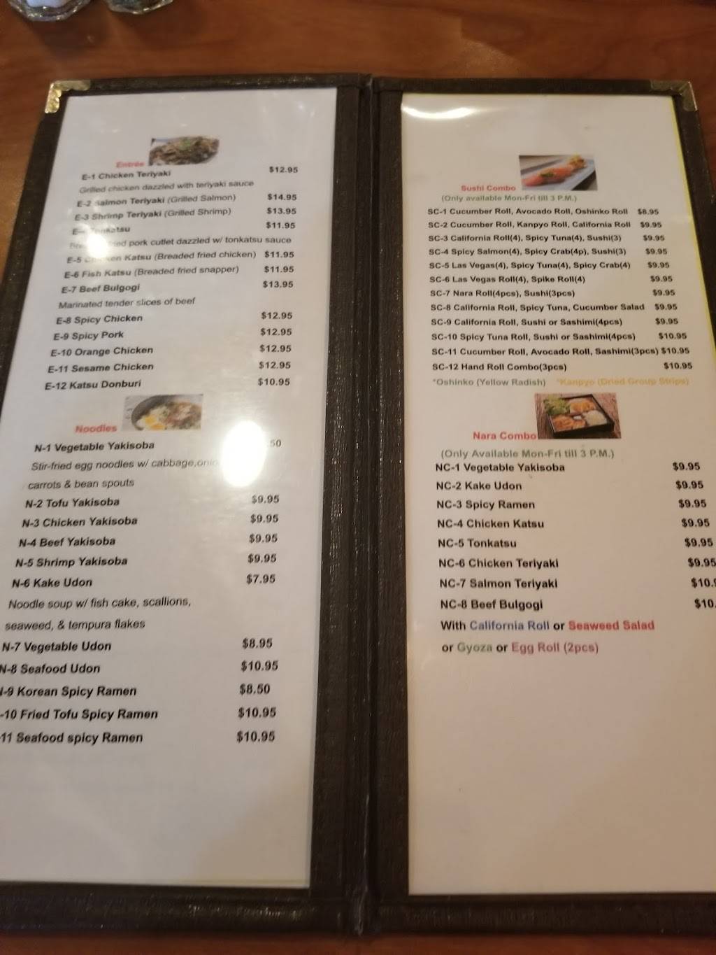 Sushi Nara | restaurant | 64 N Harrison Rd, Tucson, AZ 85748, USA | 5202963333 OR +1 520-296-3333