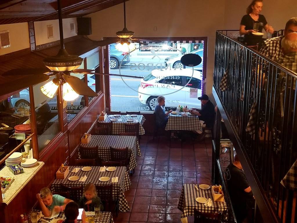 Andros Greek Grill & Pan Pizza | restaurant | 150 E Tarpon Ave, Tarpon Springs, FL 34689, USA | 7279351502 OR +1 727-935-1502