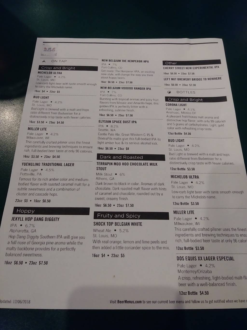 The Bullpen Neighborhood Grill | restaurant | 2619 Freedom Pkwy, Cumming, GA 30041, USA | 6784568783 OR +1 678-456-8783