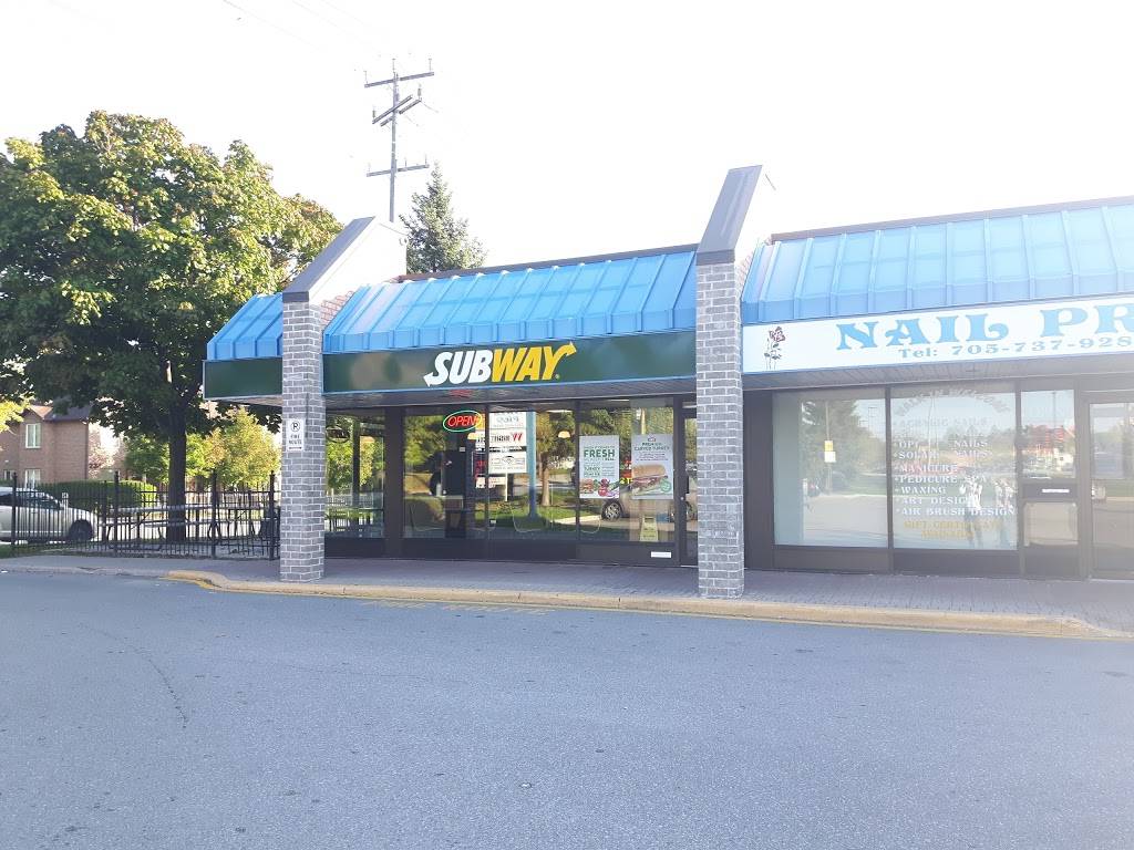 Subway | restaurant | 221 Cundles Rd E Unit 13, Barrie, ON L4M 3B3, Canada | 7055033001 OR +1 705-503-3001