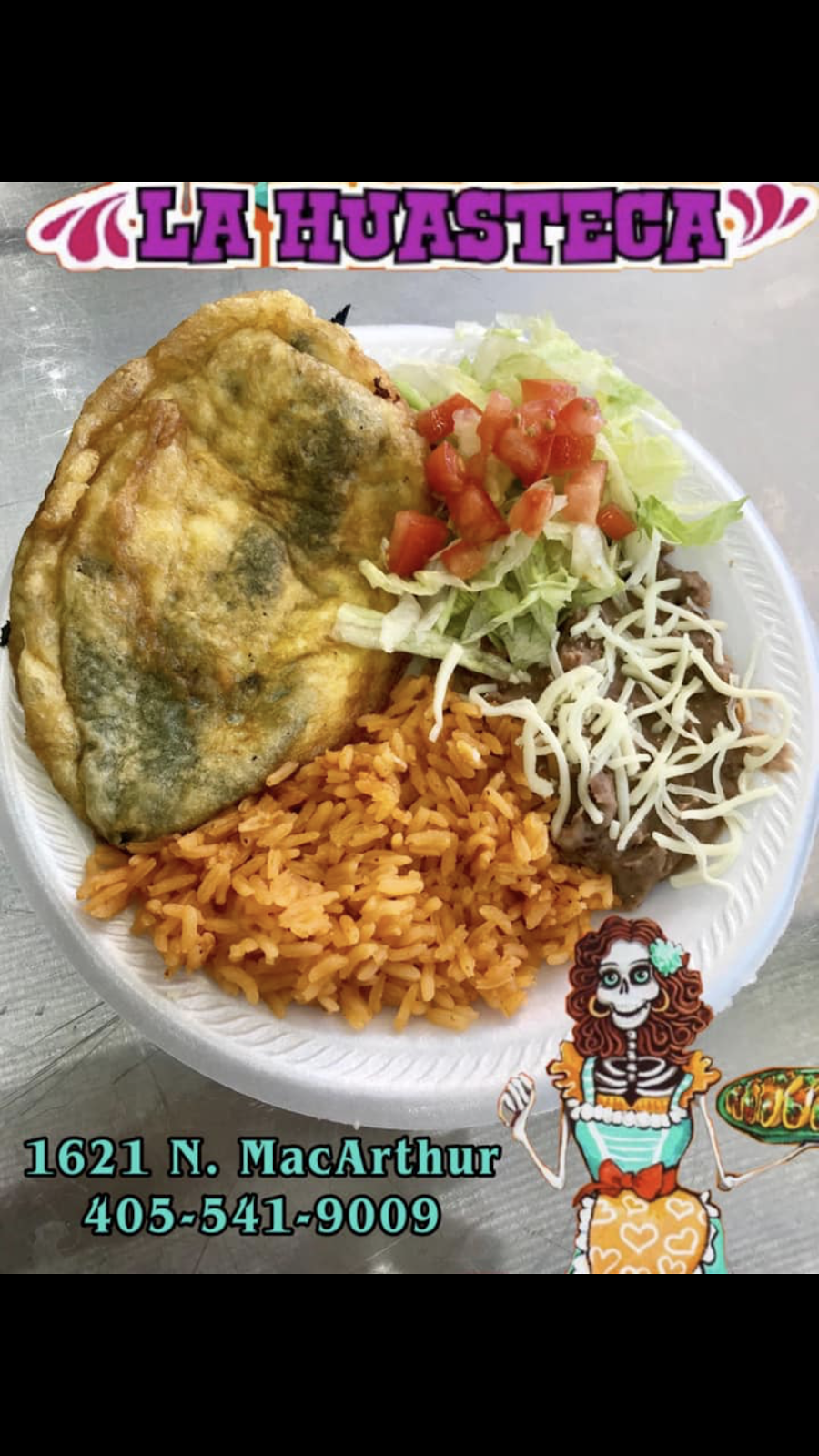 La Huasteca | restaurant | 1621 N MacArthur Blvd, Oklahoma City, OK 73127, USA | 4055419009 OR +1 405-541-9009