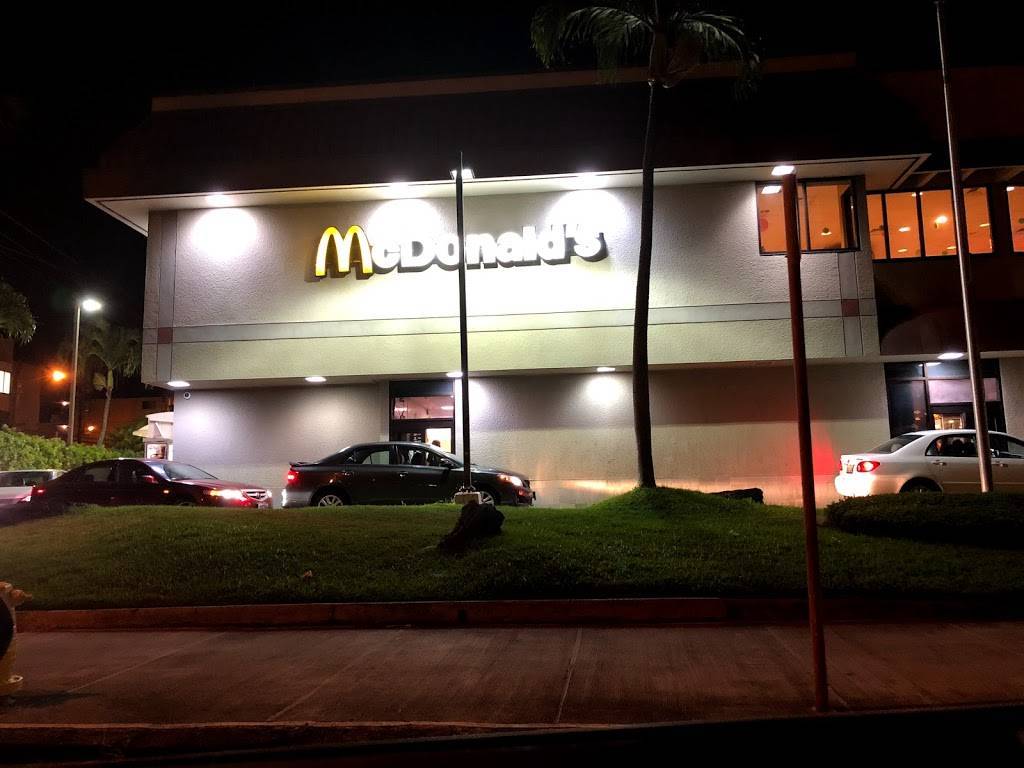 McDonalds | cafe | 414 N School St, Honolulu, HI 96817, USA | 8085321590 OR +1 808-532-1590