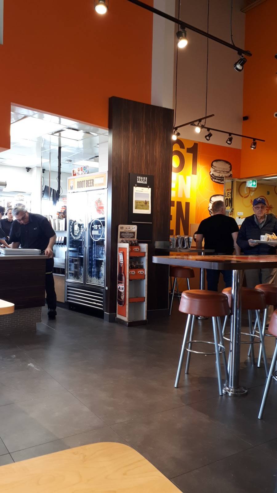 A&W Canada | restaurant | 1210 Rue de la Concorde, Lévis, QC G6W 0M7, Canada | 4188343300 OR +1 418-834-3300