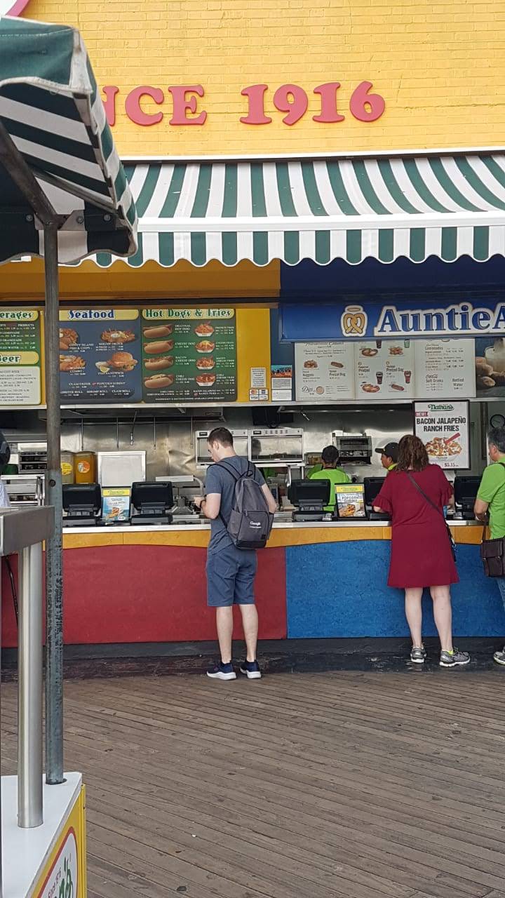 Nathans Famous, Coney Island Boardwalk | restaurant | 1205 Boardwalk W, Brooklyn, NY 11224, USA | 7187147207 OR +1 718-714-7207