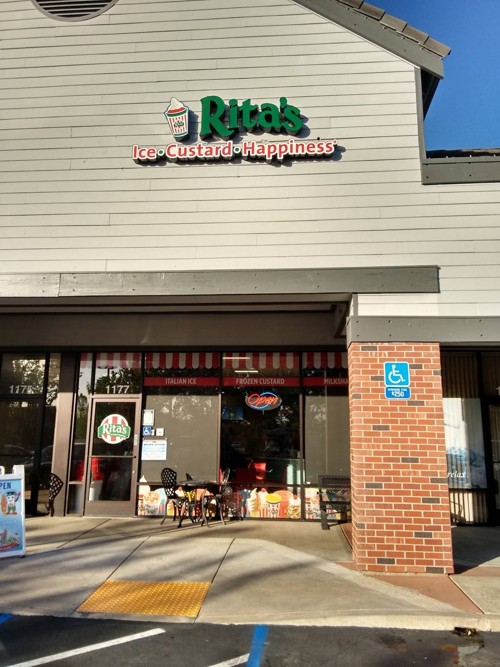 Ritas Italian Ice & Frozen Custard | restaurant | 1177 Riley St, Folsom, CA 95630, USA | 9165972752 OR +1 916-597-2752