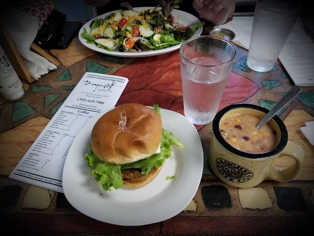 The Dragonfly Vegetarian Café | restaurant | 3751 SE 36th Ave, Ocala, FL 34471, USA | 3526197900 OR +1 352-619-7900