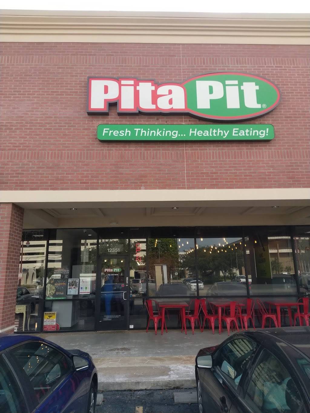 Pita Pit | restaurant | 12351 Kingsride Ln, Houston, TX 77024, USA | 3463528900 OR +1 346-352-8900