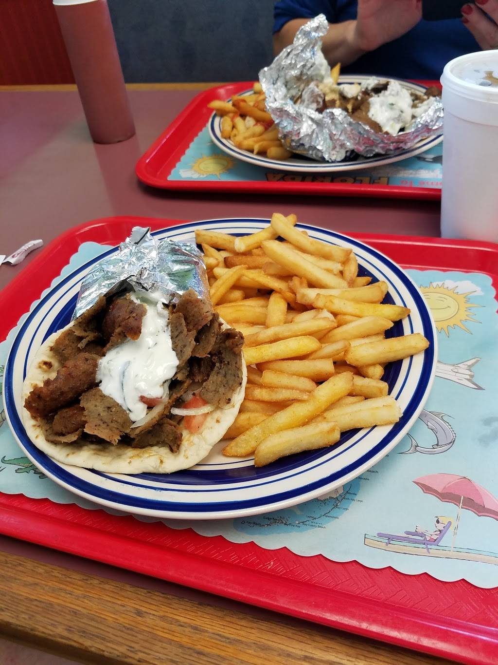 Garden Gyros | restaurant | 3025 E Busch Blvd, Tampa, FL 33612, USA | 8139806600 OR +1 813-980-6600