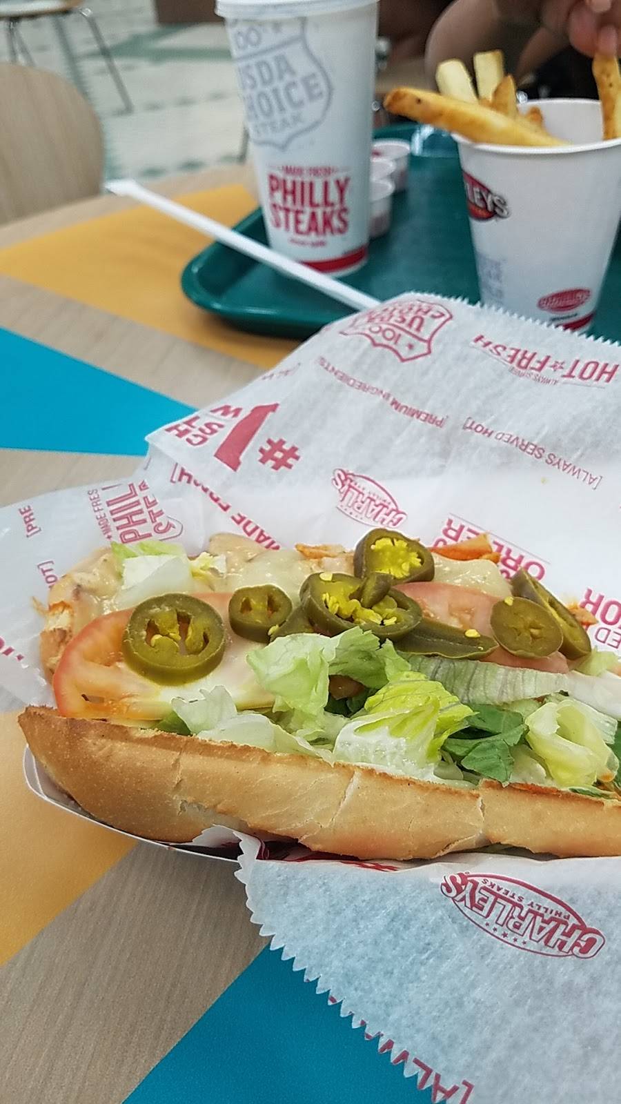 Charleys Philly Steaks | restaurant | 11401 Pines Blvd Suite 484, Pembroke Pines, FL 33026, USA | 9544433399 OR +1 954-443-3399