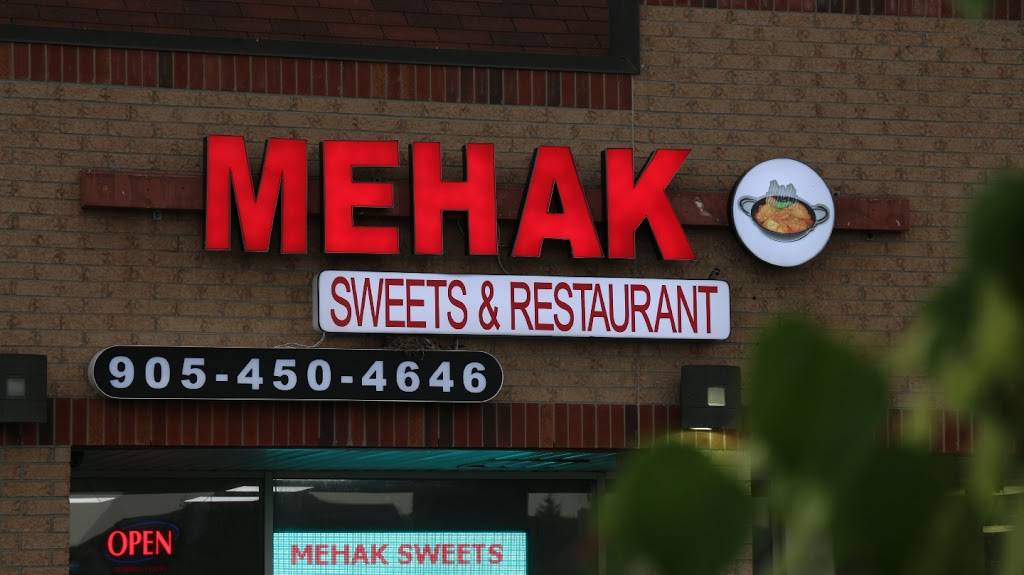Mehak Sweets & Restaurant | restaurant | 10725 McLaughlin Rd, Brampton, ON L7A 3E5, Canada | 9054504646 OR +1 905-450-4646