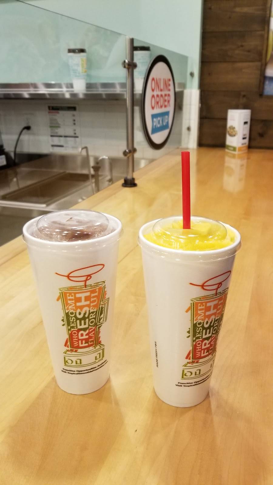 Tropical Smoothie Cafe | restaurant | 1218 Bridford Pkwy, Greensboro, NC 27407, USA | 3367934240 OR +1 336-793-4240