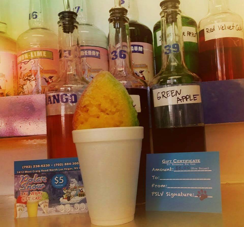 Polar Snow Las Vegas | restaurant | 1412 W Craig Rd, North Las Vegas, NV 89032, USA | 7022386230 OR +1 702-238-6230