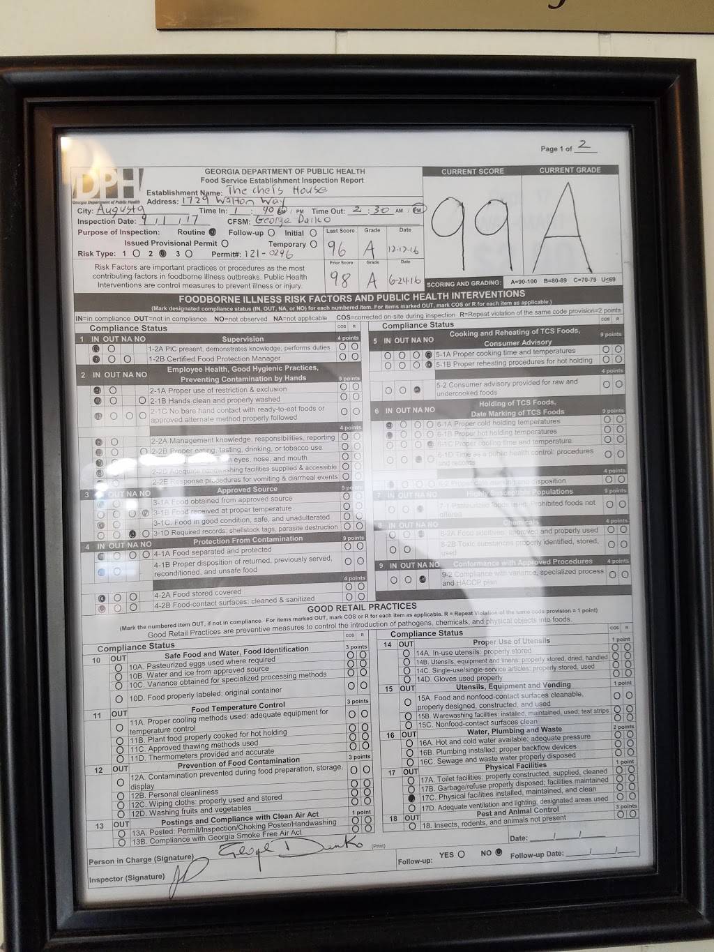 Chefs House | restaurant | 1729 Walton Way, Augusta, GA 30904, USA | 7067338622 OR +1 706-733-8622