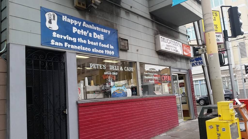 Petes Deli & Cafe | cafe | 1661 Divisadero St, San Francisco, CA 94115, USA | 4159314800 OR +1 415-931-4800