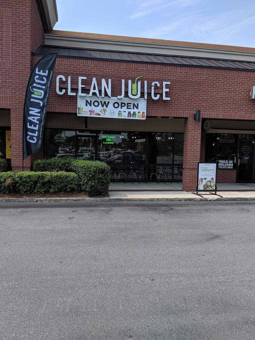 Clean Juice | restaurant | 1205 Johnson Ferry Rd Suite 124, Marietta, GA 30068, USA | 6789035558 OR +1 678-903-5558