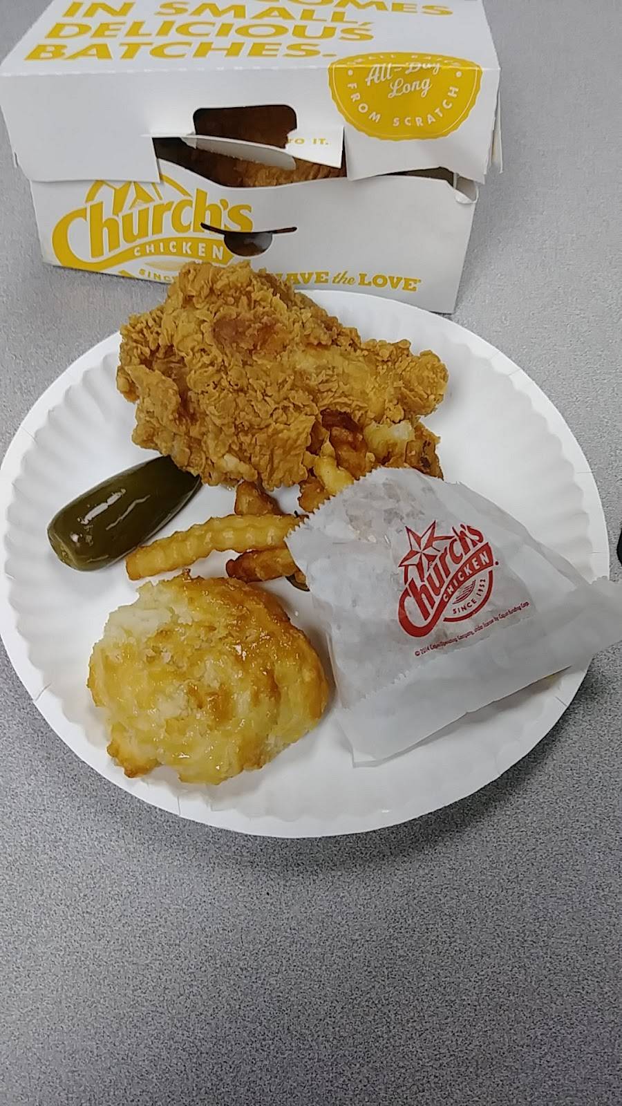 Churchs Chicken | restaurant | 456 Bourne Ave, Port Wentworth, GA 31407, USA | 9129460666 OR +1 912-946-0666