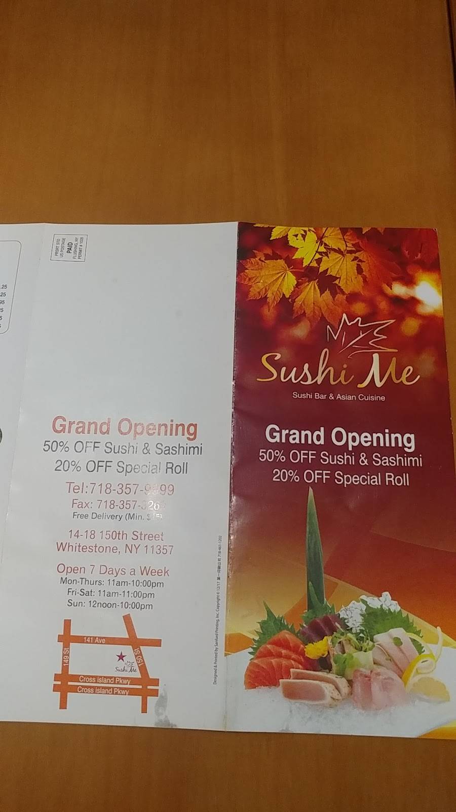 SUSHI ME | restaurant | 14-18 150th St, Flushing, NY 11357, USA | 7183579999 OR +1 718-357-9999