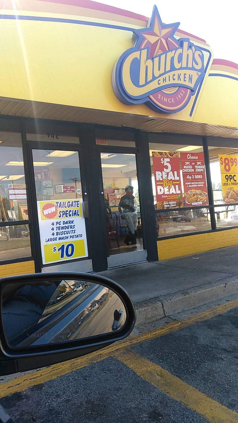 Churchs Chicken | restaurant | 942 N Miami Blvd, Durham, NC 27703, USA | 9196826332 OR +1 919-682-6332