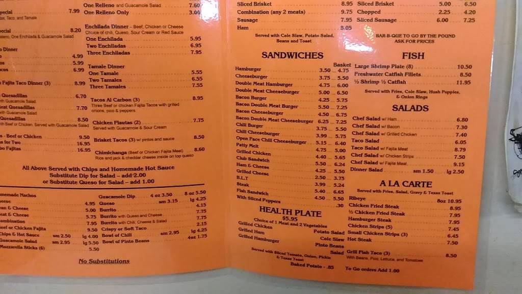 Cottons Restaurant | restaurant | 553 FM 1191, Bryson, TX 76427, USA | 9403922309 OR +1 940-392-2309