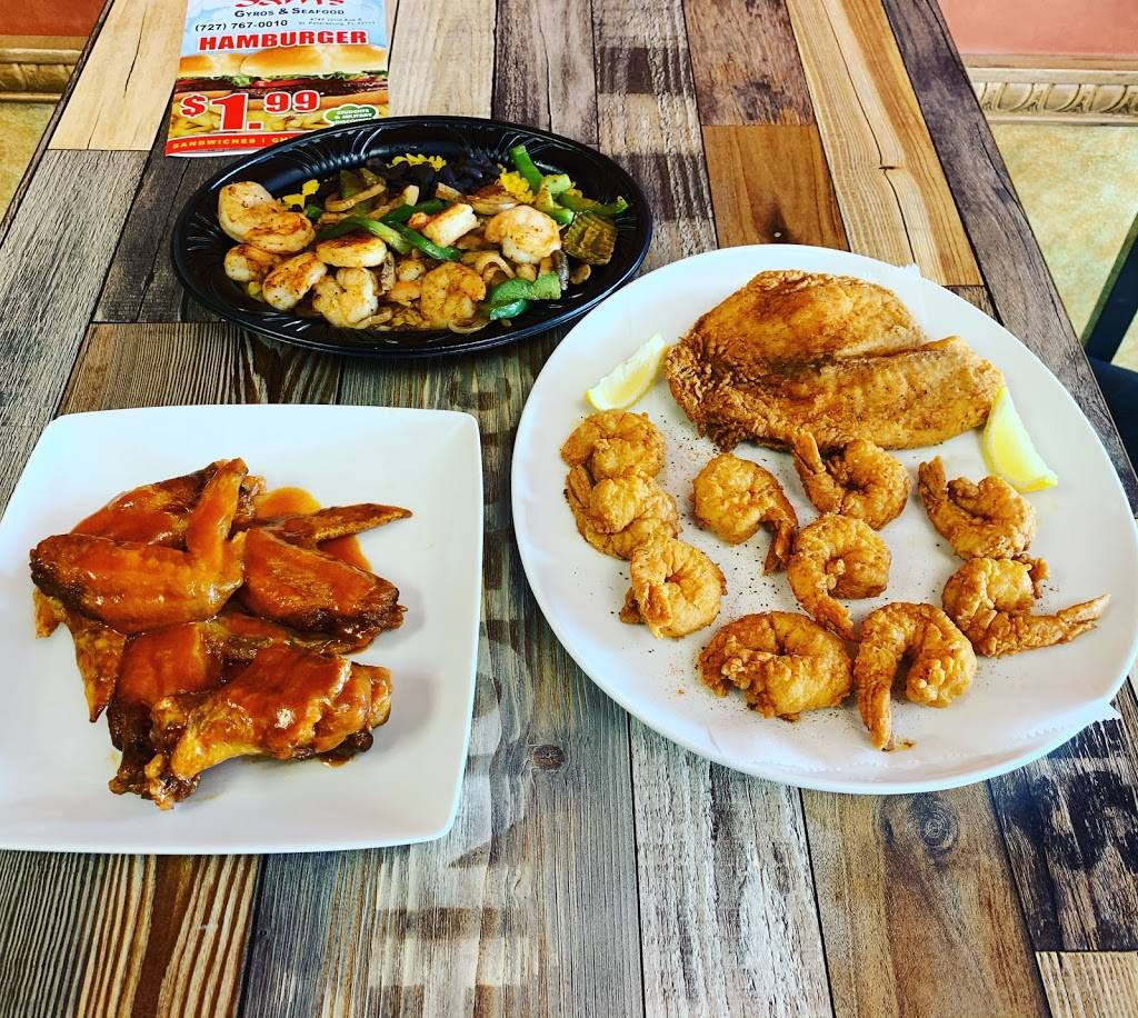 Sams Gyros and Seafood | restaurant | 4745 22nd Ave S, St. Petersburg, FL 33711, USA | 7277670010 OR +1 727-767-0010
